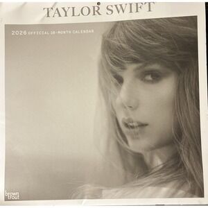 Taylor Swift OFFICIAL | 2026 12" x 24" Large Wall 16 Month Calendar